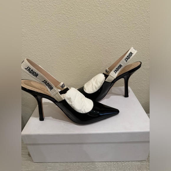 DIOR J'Adior Pump - Black Patent Leather - Size 38 (7.5/8) - Great Condition - Picture 9 of 14